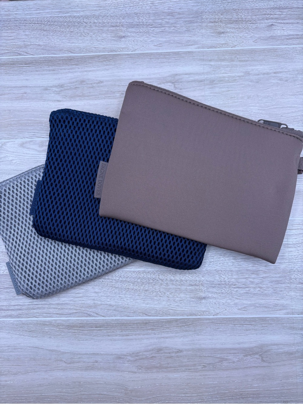 DAGNE DOVER zip pouches NWOT